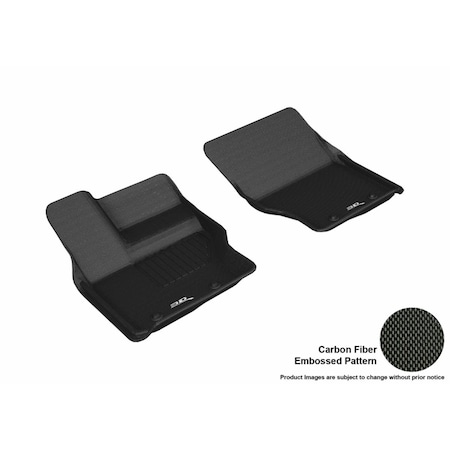 3D Maxpider Kagu R1 Floor Mat for 2017-2018 Land Rover Discovery, Black L1LR02411509
